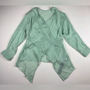 S DEER Chic Mint Green Women's Blouse